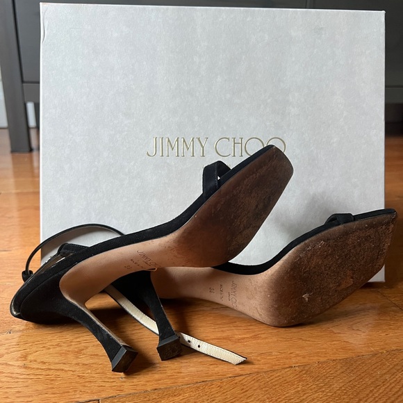 Jimmy Choo Black Strappy Heels - Picture 4 of 4